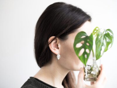 Náušnice velké monstery