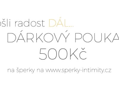 Dárkový poukaz 500 Kč