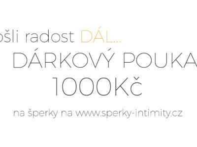 Dárkový poukaz 1000 Kč